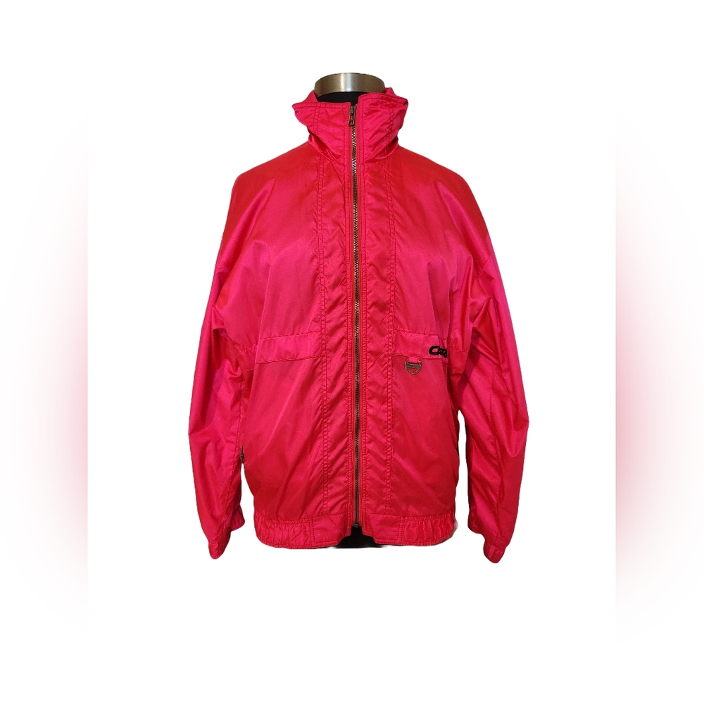 Vintage 1980s-1990s Carrera Pink Windbreaker Ski Jacket Men's Size L